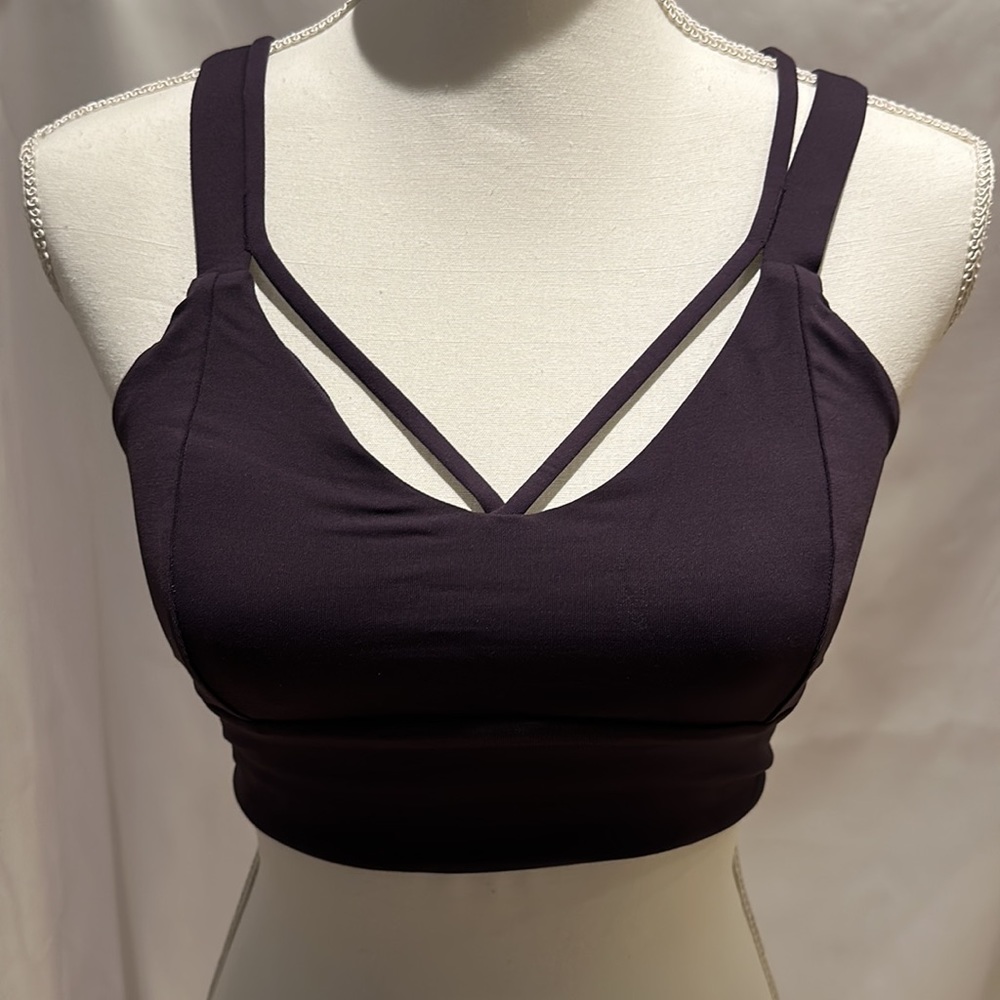 Lululemon Purple Strappy Sports Bra